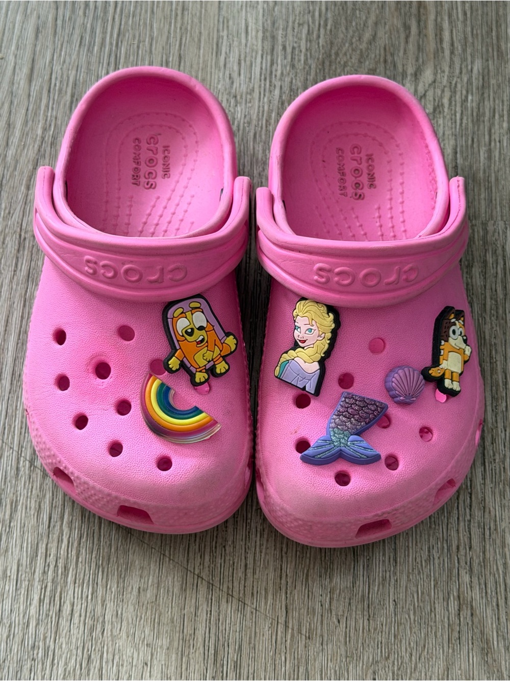 Toddler Girls Crocs size 9